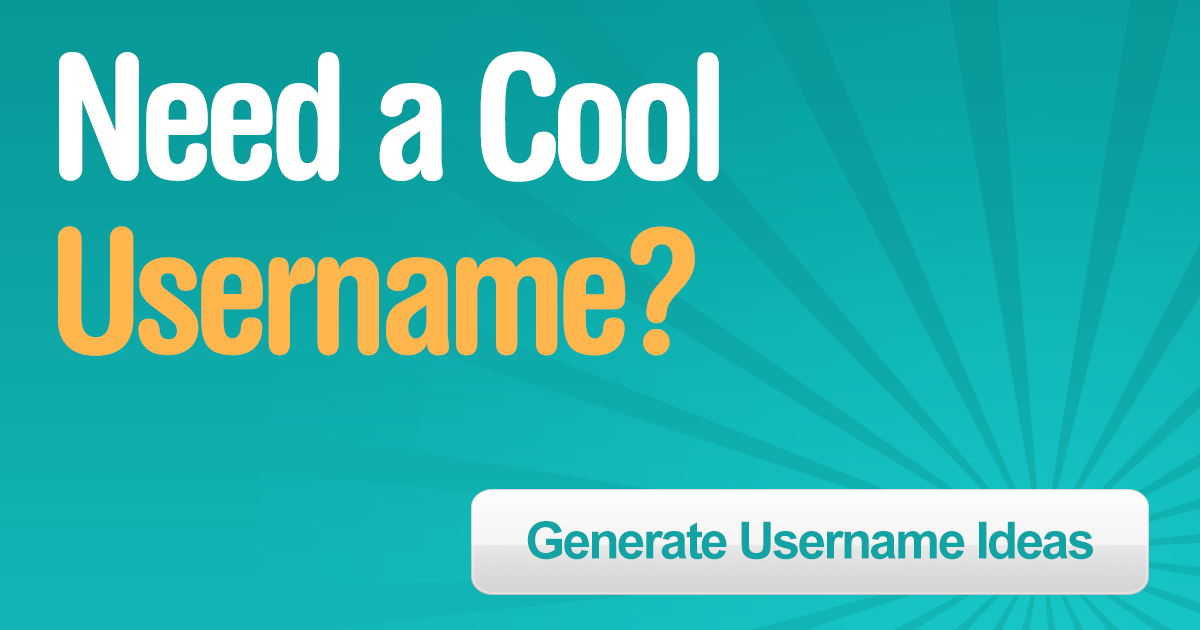 Username Generator. Cool, Catchy Name Ideas, Nicknames ...