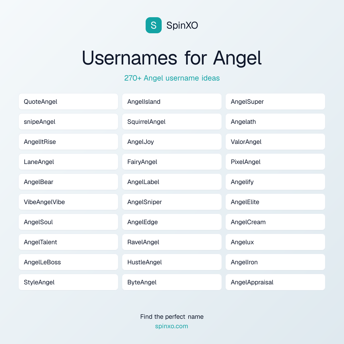 Angel Username Ideas - 270+ Aesthetic, Cute & Cool Names | SpinXO